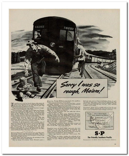 8x10 Vintage Ad 1944 Sorry I Was So 02062500186