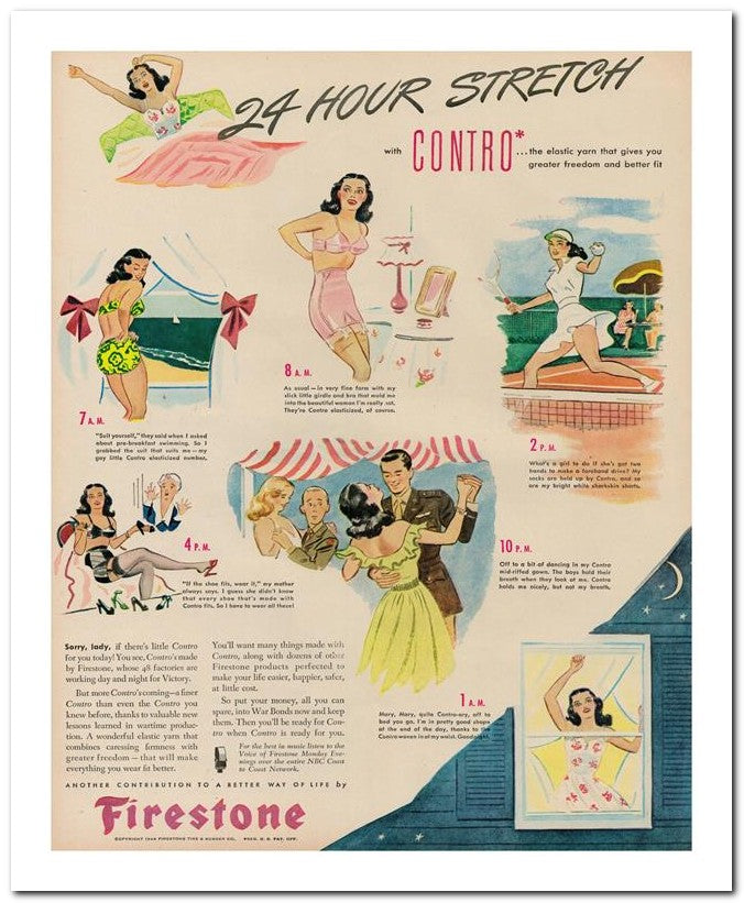 8x10 Vintage Ad 1944 Firestone 02062500190