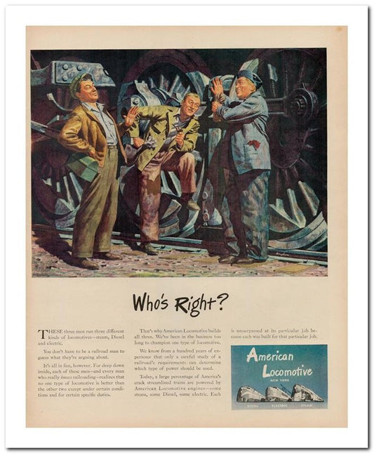 8x10 Vintage Ad 1944 Who's Right 02062500199