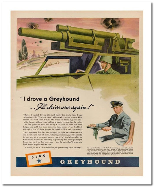 8x10 Vintage Ad 1944 I Ll Drive One Again 02062500213