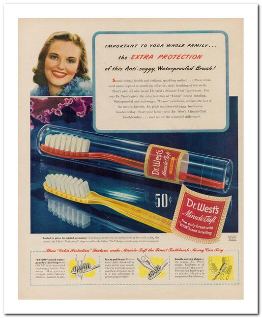 8x10 Vintage Ad 1944 These Extra Protection Features Make Miracl 02062500229