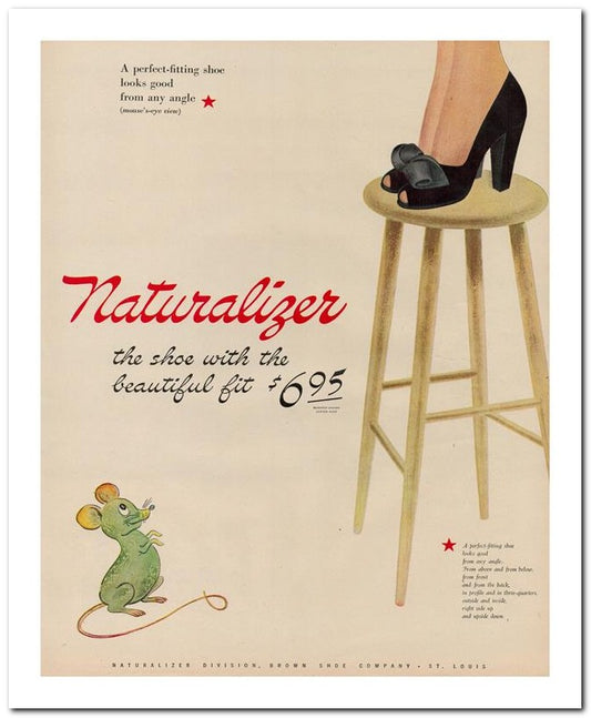 8x10 Vintage Ad 1944 Naturalizer 02062500234