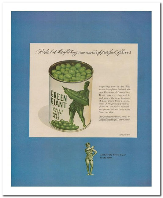 8x10 Vintage Ad 1944 Packed At The Fleeting Moment Of Perfect 02062500239
