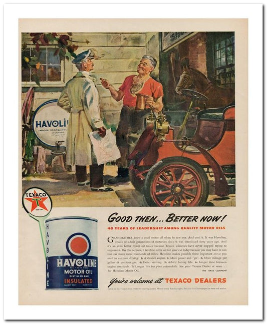 8x10 Vintage Ad 1944 Good Then Better Now 02062500260