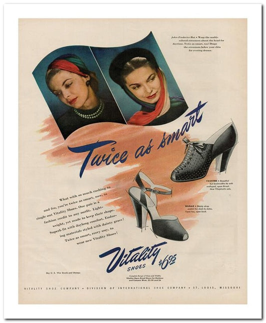 8x10 Vintage Ad 1944 Twice 02062500263