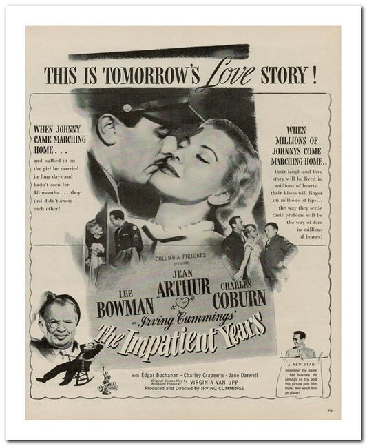 8x10 Vintage Ad 1944 This Is Tomorrow's Love Story 02062500271