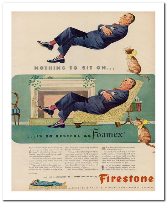 8x10 Vintage Ad 1944 Firestone 02062500272