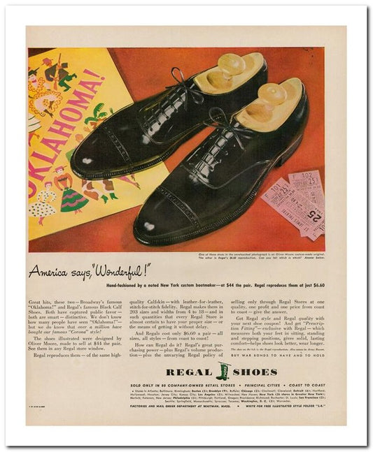 8x10 Vintage Ad 1944 Says Wonderful 02062500296