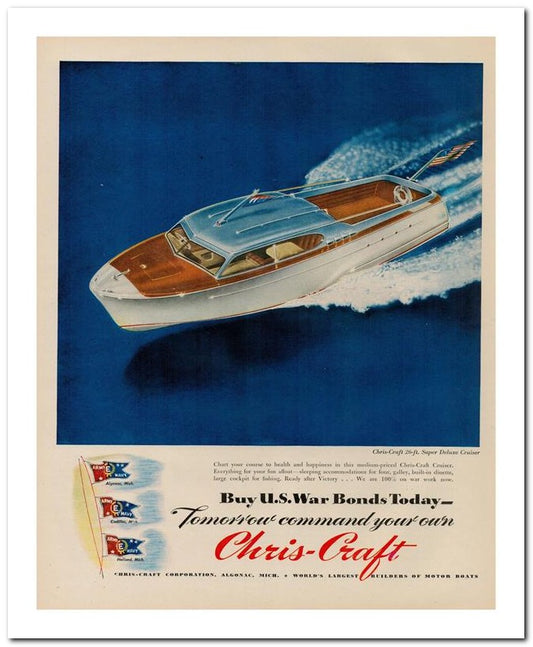 8x10 Vintage Ad 1944 Tomorrow Command Your Own 02062500300