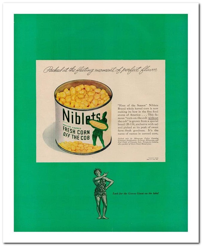8x10 Vintage Ad 1944 Packed At The Fleeting Moment Of Perfect Fl 02062500327