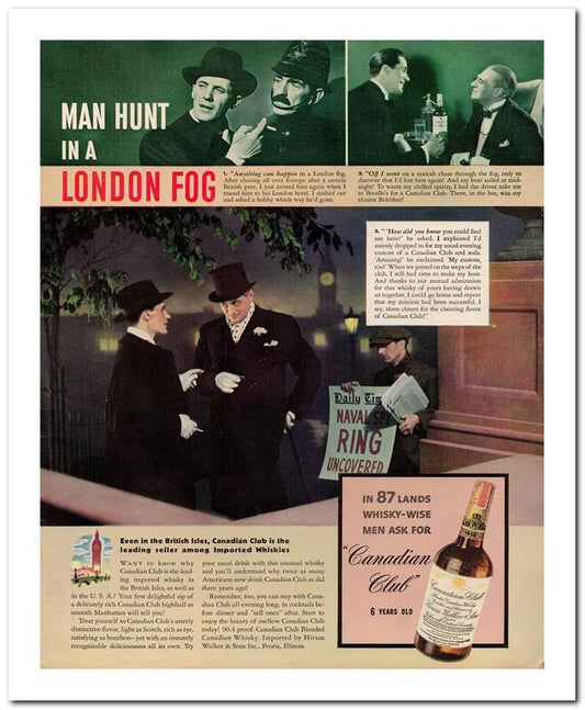 8x10 Vintage Ad 1939 London Fog 02062500332