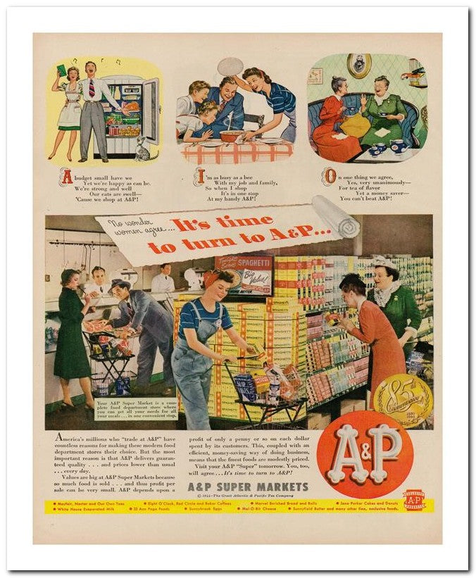 8x10 Vintage Ad 1944 Ap 02062500385
