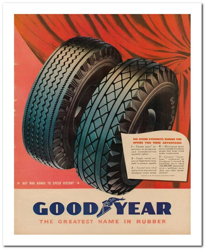 8x10 Vintage Ad 1944 Good Year 02062500482