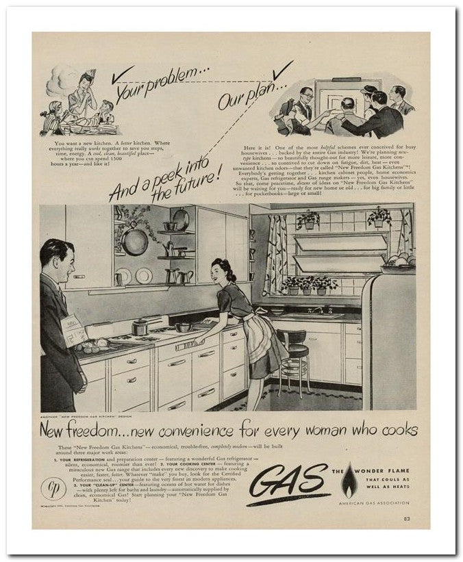 8x10 Vintage Ad 1945 New Freedom New Convenience For Every Woman 02062500502