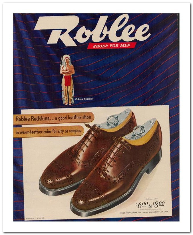8x10 Vintage Ad 1945 Roblee 02062500534
