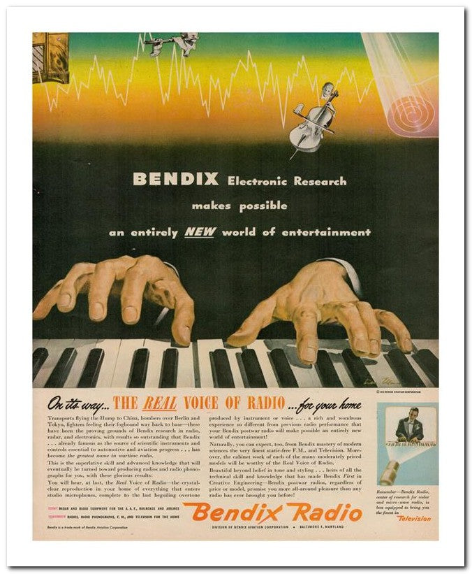 8x10 Vintage Ad 1945'm 02062500545