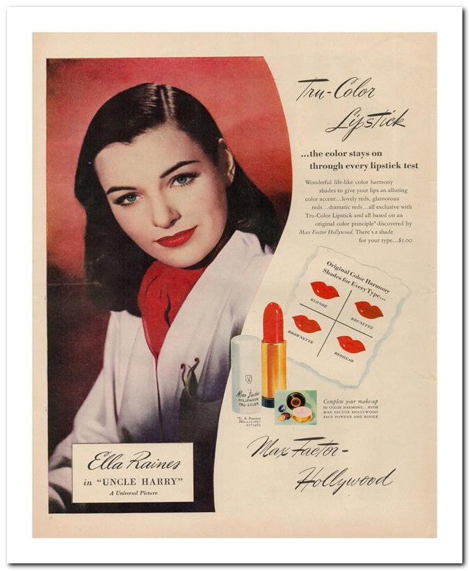 8x10 Vintage Ad 1945 Lystick 02062500576