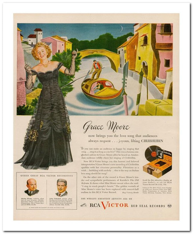 8x10 Vintage Ad 1945 Grace Moore 02062500633