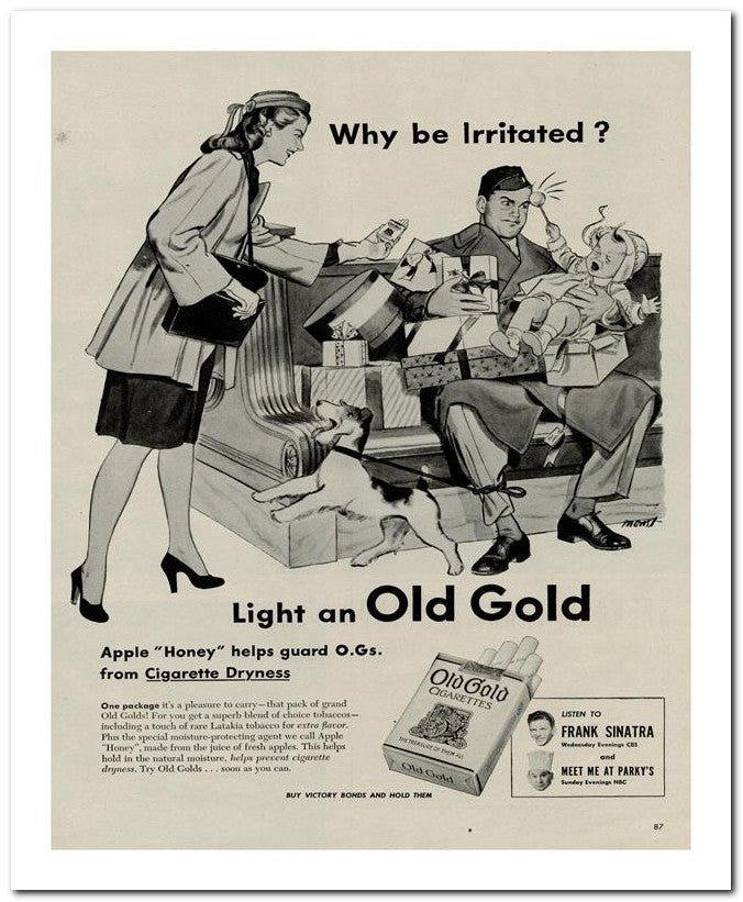 8x10 Vintage Ad 1945 Why Be Irritated 02062500638