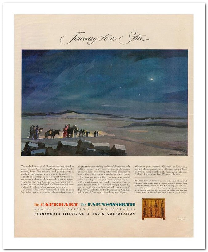 8x10 Vintage Ad 1945 Journey To A Star 02062500657