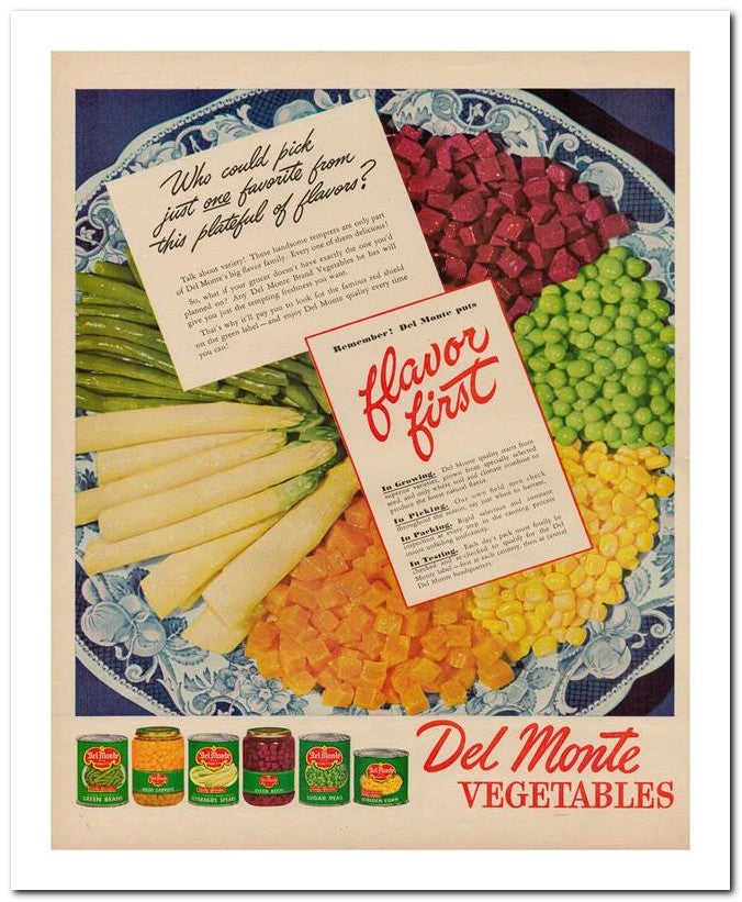 8x10 Vintage Ad 1945 Del Monte 02062500744