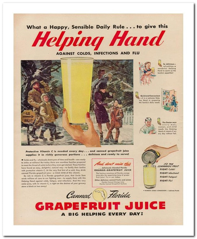 8x10 Vintage Ad 1945 Helping 02062500755