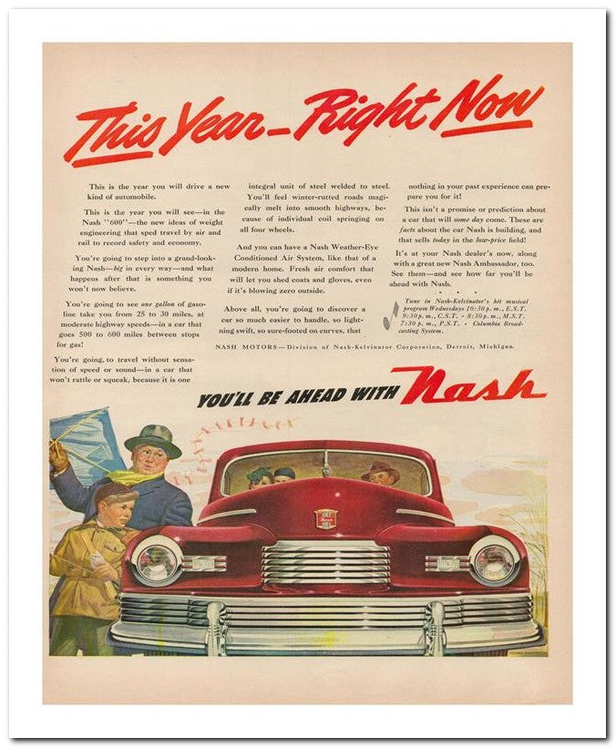 8x10 Vintage Ad 1946 Right 02062500790