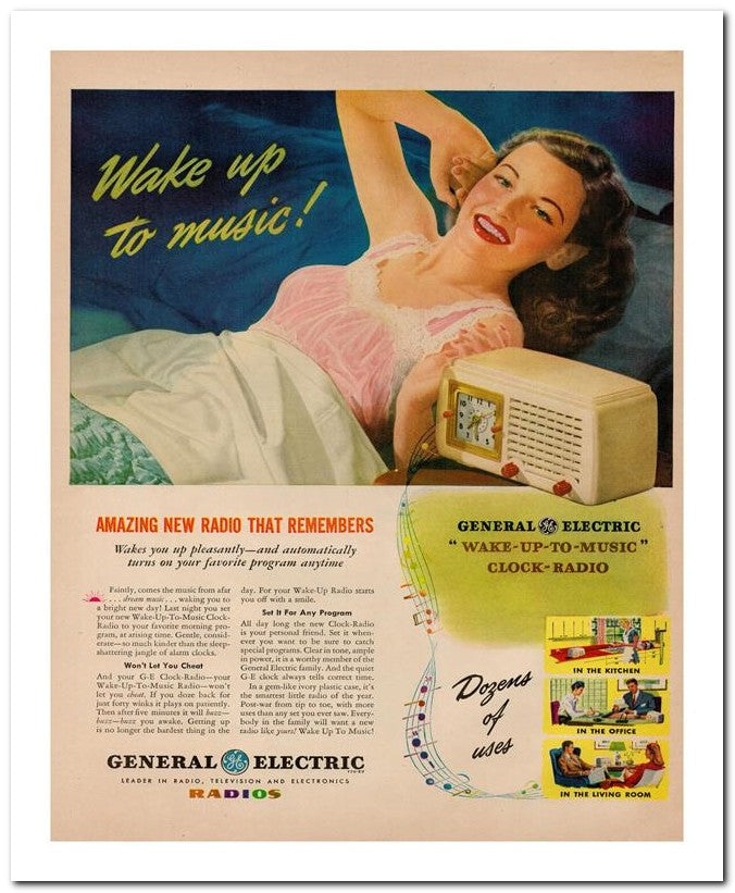 8x10 Vintage Ad 1946 Wake Up 02062500824