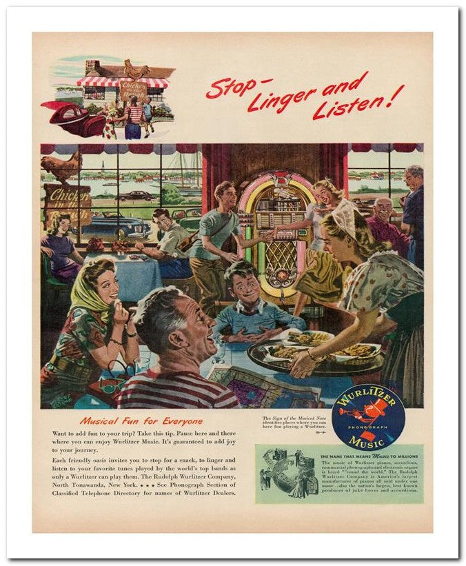 8x10 Vintage Ad 1947 Linger 02062500900