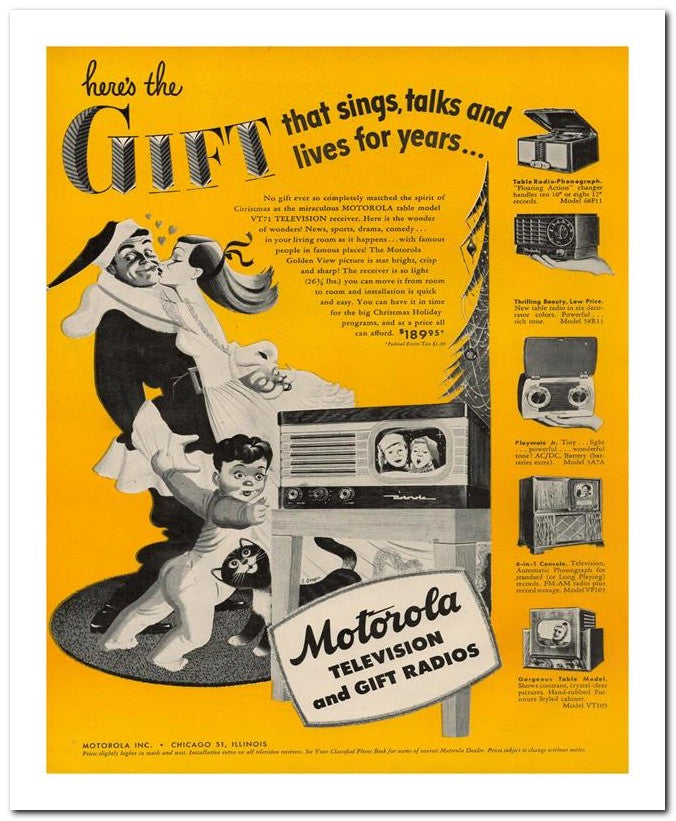 8x10 Vintage Ad 1948 Gift 02062500929