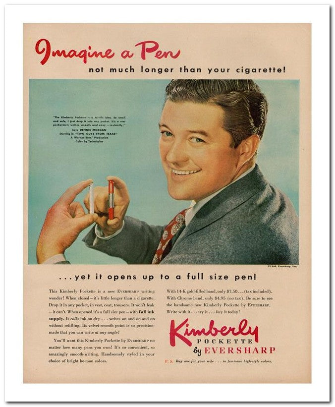 8x10 Vintage Ad 1948 Kimberly 02062500950