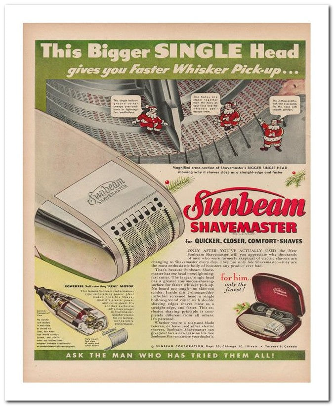 8x10 Vintage Ad 1948 This Bigger Single Head 02062501016