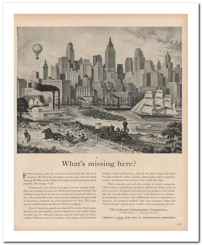 8x10 Vintage Ad 1948 What's Missing Here 02062501034