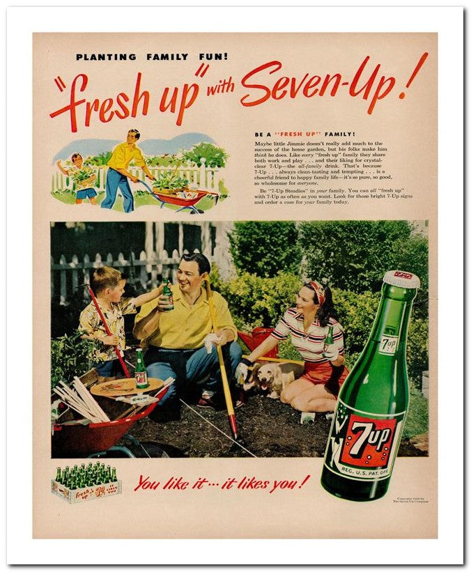 8x10 Vintage Ad 1949 Seven 02062501057