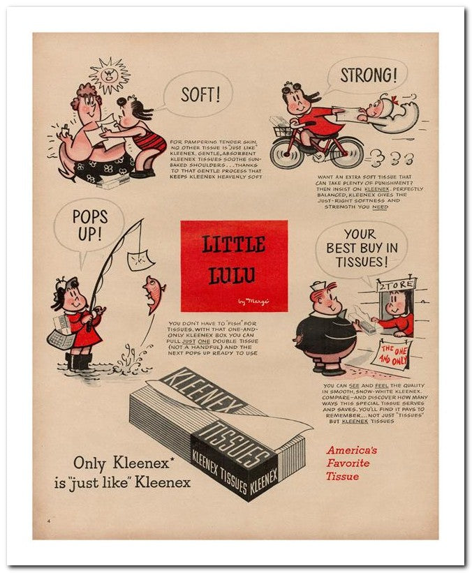 8x10 Vintage Ad 1949 Is Just Like Kleenex 02062501088