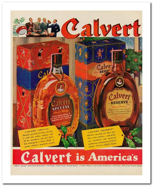 8x10 Vintage Ad 1939 Calvert 02062501102