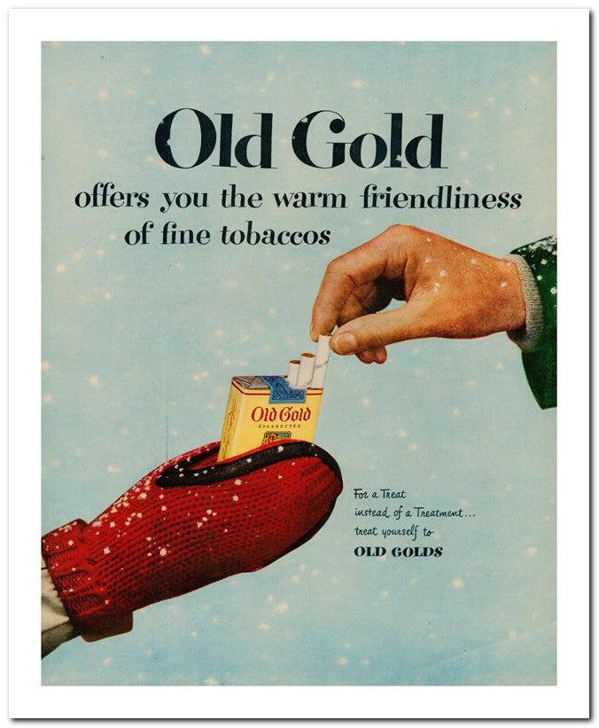8x10 Vintage Ad 1949 Old Gold 02062501140