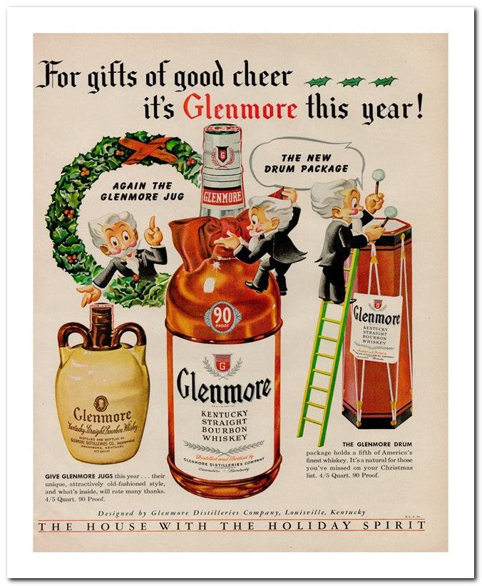 8x10 Vintage Ad 1949 It's Glenmore This Year 02062501143