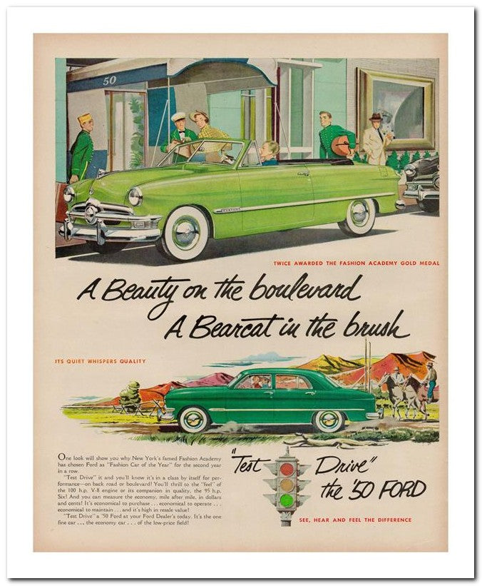 8x10 Vintage Ad 1950 Boulevard 02062501167