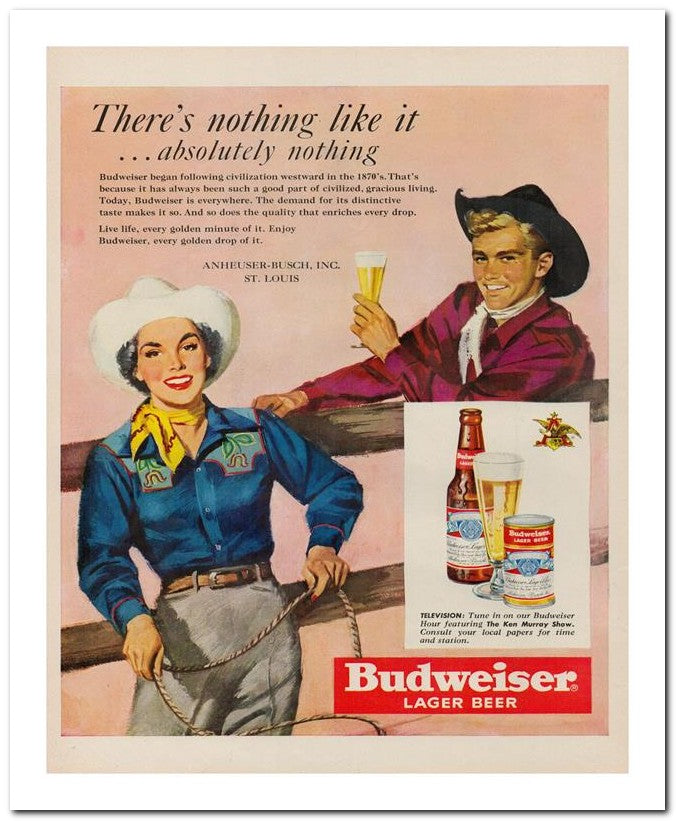 8x10 Vintage Ad 1950 There's Nothing Like It 02062501208