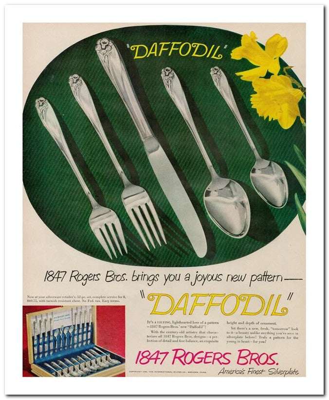 8x10 Vintage Ad 1950 Daffodil 02062501216