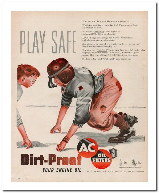 8x10 Vintage Ad 1950 Play Safe 02062501240