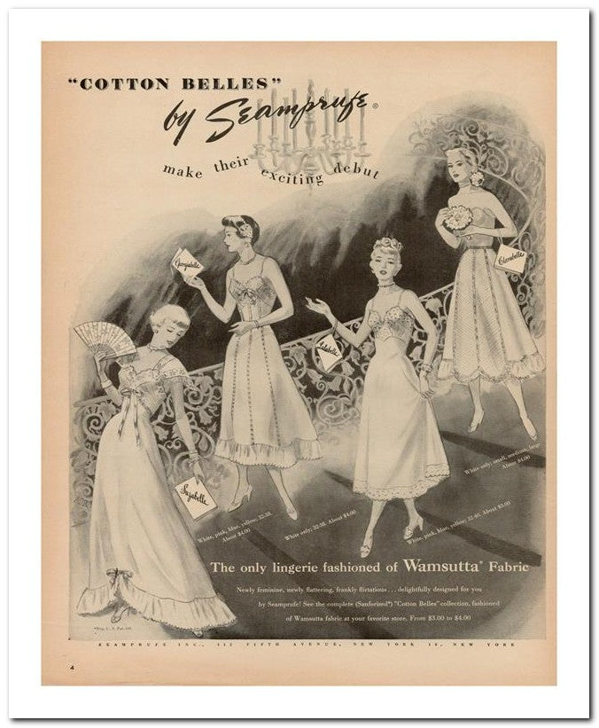 8x10 Vintage Ad 1950 Seampruse 02062501342