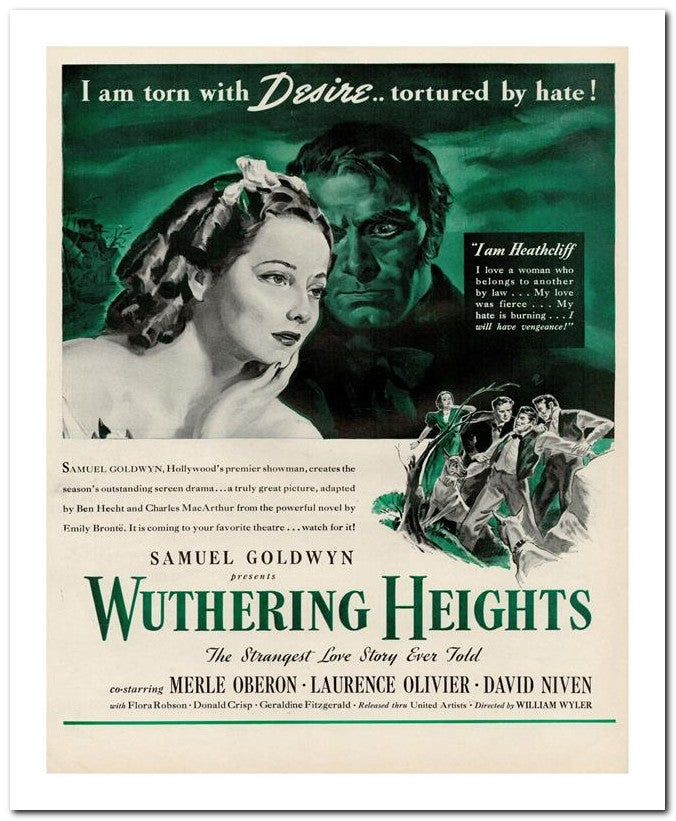 8x10 Vintage Ad 1939 Wuthering Heights 02062501388