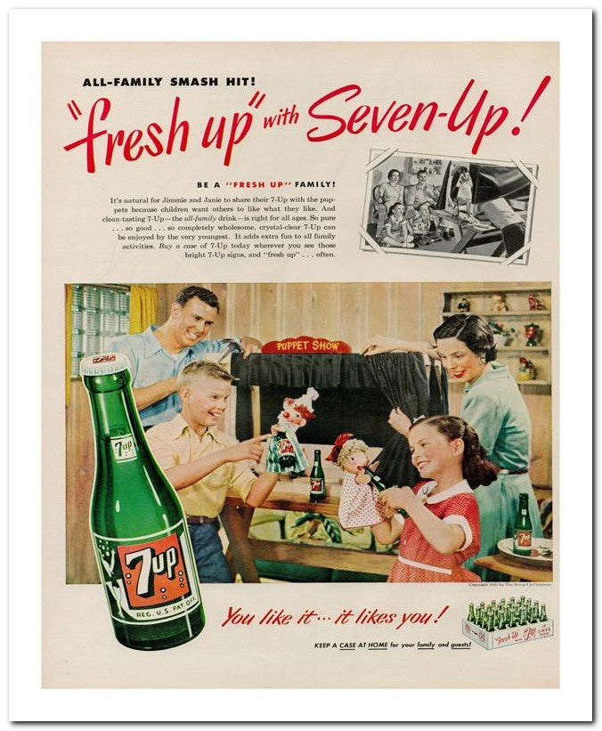 8x10 Vintage Ad 1951 Seven 02062501475