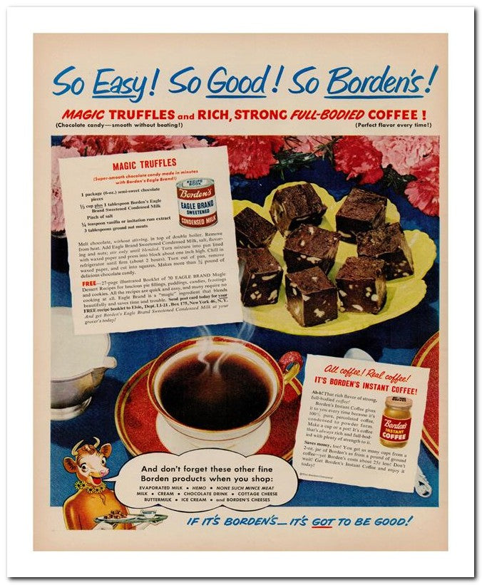 8x10 Vintage Ad 1951 So Easy So Good So 02062501540