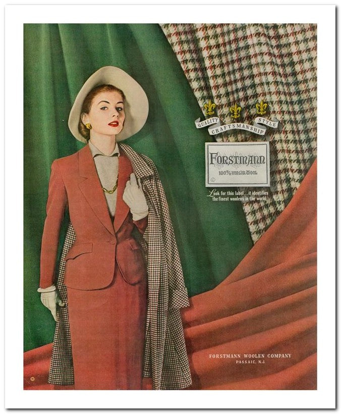 8x10 Vintage Ad 1951 Forstmand 02062501562