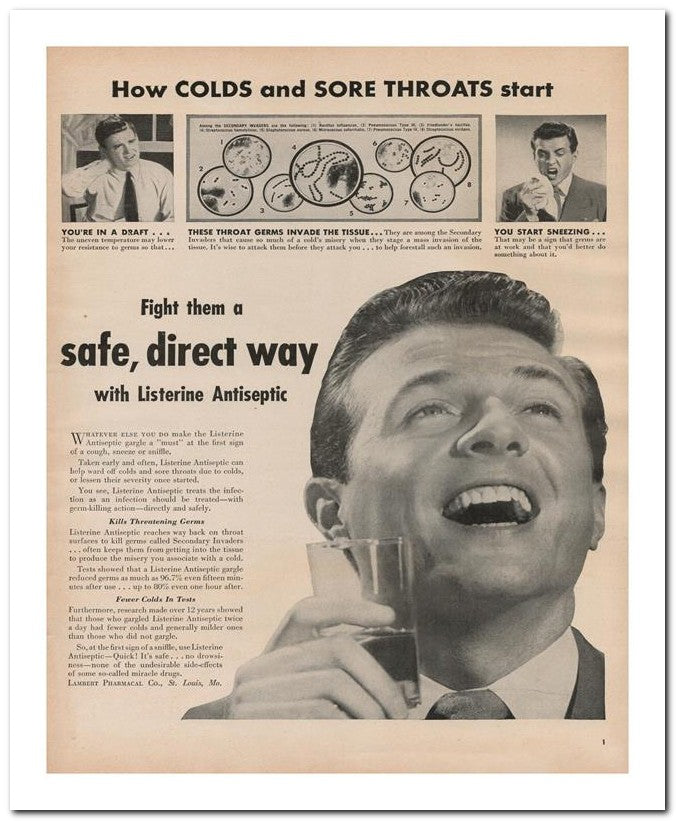 8x10 Vintage Ad 1951 Safe Direct Way 02062501617
