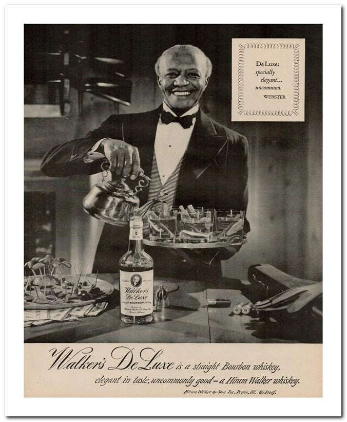8x10 Vintage Ad 1951 Walker's De 02062501667