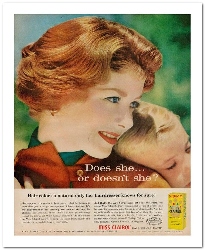 8x10 Vintage Ad 1960 Or Doesn't She 02062501690